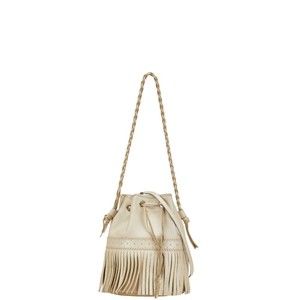 J&M Davidson Carnival M Handbag Shoulder Bag 2WAY Beige Leather Women's